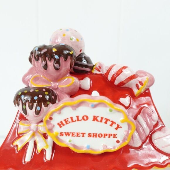 Blue Sky Hello Kitty Handcrafted Ceramic Sweet Shoppe Candle House - Picture 4 of 16